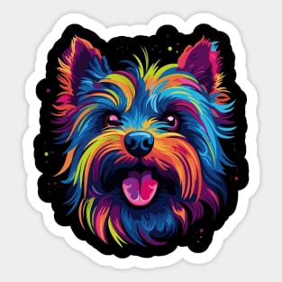 Yorkshire Terrier Smiling Sticker